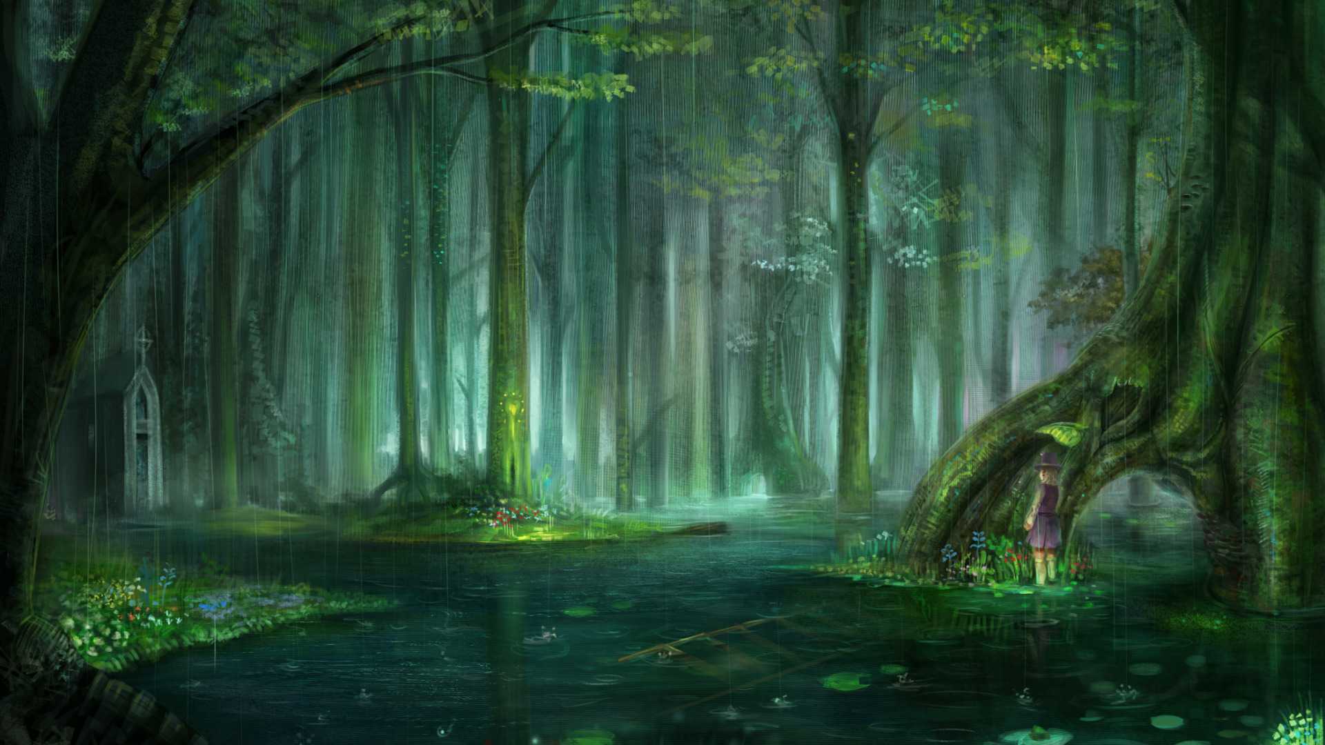 anime-les-dozhd-kapli-voda.jpg